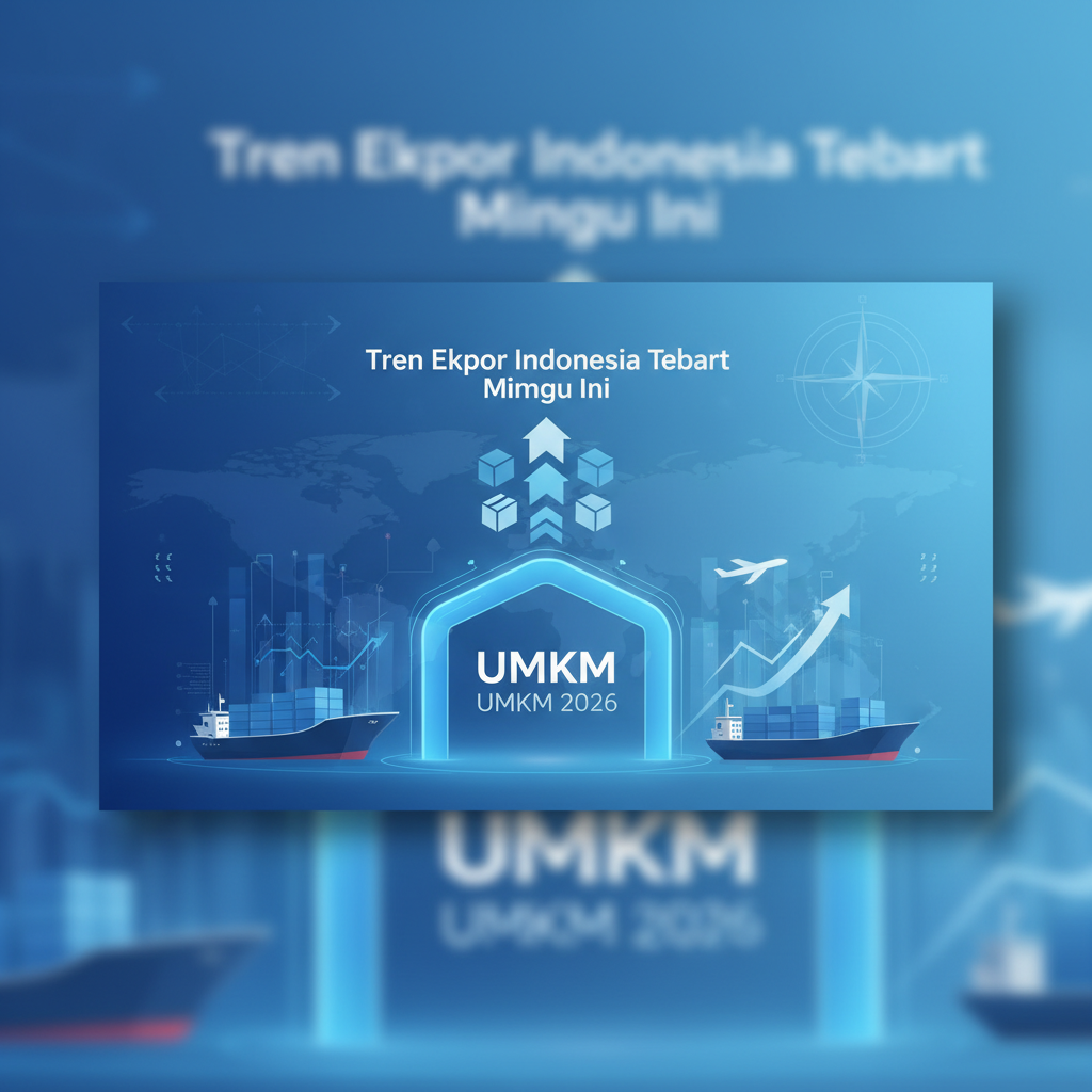 Tren Ekspor Indonesia Terbaru Minggu Ini: Peluang UMKM 2026