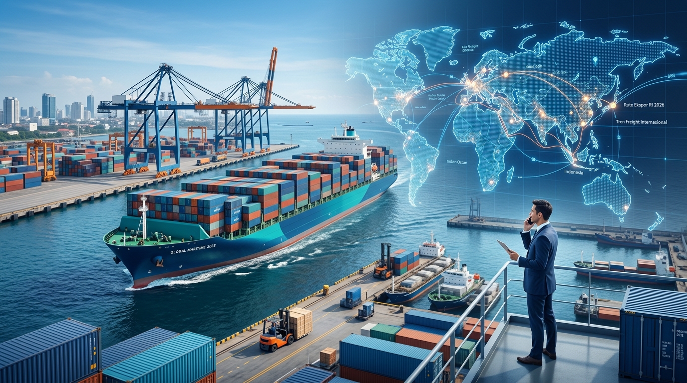 Tren Freight Internasional 2026: Panduan Rute Ekspor RI