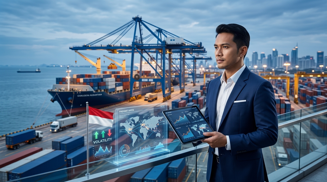 Trik Hadapi Volatilitas Freight Internasional Eksportir RI