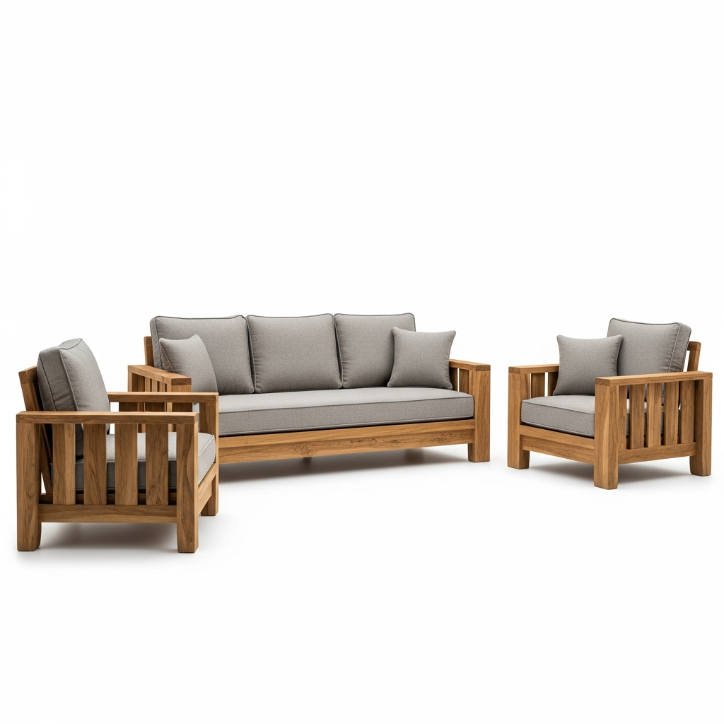 Set Sofa Outdoor (Luxury Sofa Set)